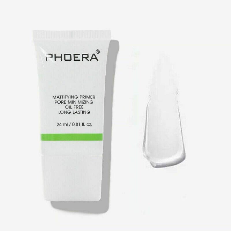 Phoera AQUAPURITY PHOERA FACE PRIMER Flawless Matte Finish Face Makeup Primer Oil Control Full Coverage Make Up Base beauty blender Long Lasting Moisturizing Pores Minimiser & Wrinkle Filler (24ml) - Image 1